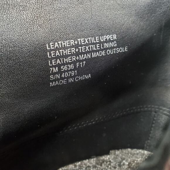 Tory Burch Wyatt Over The Knee Riding Boots Leather Black Logo 40791 Size 7 - Picture 9 of 14